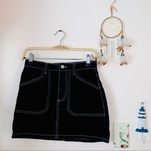 Forever21 black mini skirt